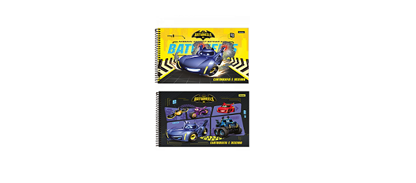 Caderno Cartografia 80 Folhas Capa Dura Batwheel - Foroni