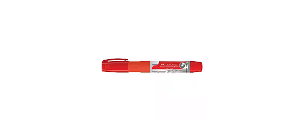 Pincel Quadro Branco Recarregável Vermelho - Faber-Castell
