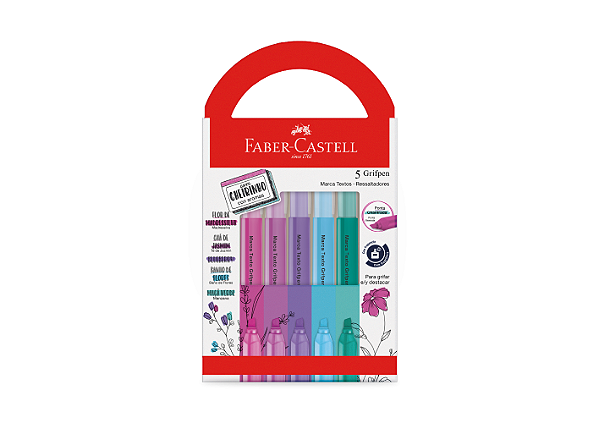 ki 5 Marca Texto Com Cheirinho Relaxa & Reequilibra - Faber-Castell