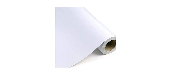 Papel Adesivo Plástico Para Envelopamento Branco Fosco - Vmp