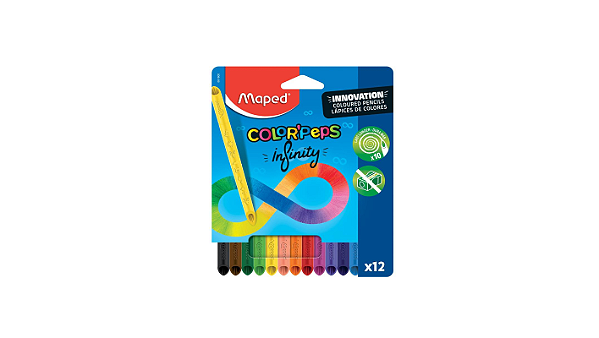 Lápis De Cor 12 Cores Infinity - Maped