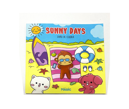 Livro De Colorir Bobbie Goods Sunny Days 48pg. - Magic Kids