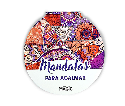 Livro De Colorir Mandalas para Acalmar 24 pg. - Magic Kids
