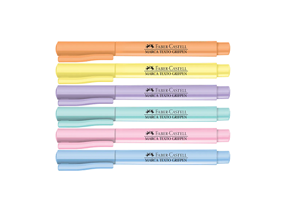 Marca Texto Grifpen Tons Pasteis Faber-Castell
