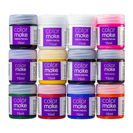 Pintura Facial Liquida Sortidas 15ml  - Colormake