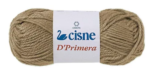 Lã para tricô 40g Bege - Coats Corrente