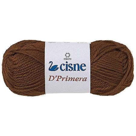 Lã para tricô 40g Castanho - Coats Corrente