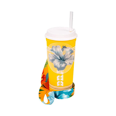 Copo Canudo Slim Com Tirante Que Beleza - Uatt