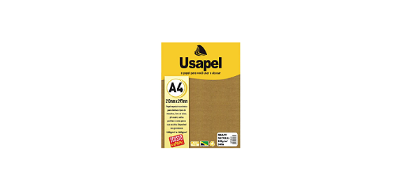 Papel A4 kraft Natural 180g. - Filiperson