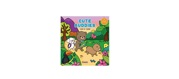 Livro De Colorir Bobbie Goods Cute Buddies 48pg. - Magic Kids