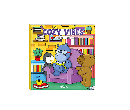 Livro De Colorir Bobbie Goods Cozy Vibes 48pg. - Magic Kids