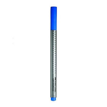 Caneta Grip Ponta Ultra Fina Azul Royal - Faber-Castell