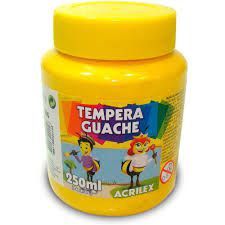 Tinta Guache 250ml Amarelo Ouro - Acrilex