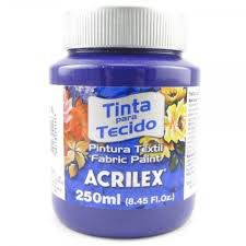 Tinta Tecido Fosca 250 ml Violeta - Acrilex