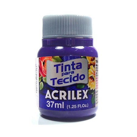 Tinta Tecido Fosca Violeta 37ml - Acrilex
