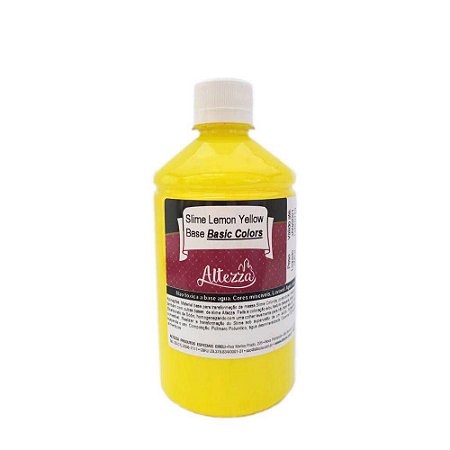 Slime Lemon Yellow Base Basic Colors 500G EAN