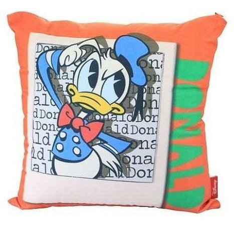 Almofada Veludo Pato Donald 40x40cm - Zona Criativa