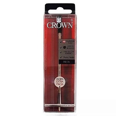 Carga Esferográfica Preto Cross - Crown