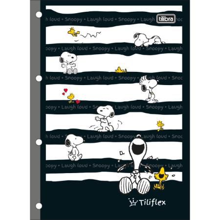 Refil para Fichário Tiliflex Snoopy 80F- Tilibra