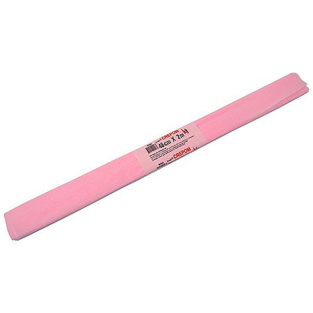 Papel Crepom Rosa 48cmX2m - Vmp