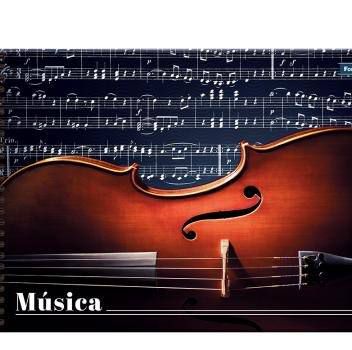 Caderno Musica 1/4 96fls  - Foroni