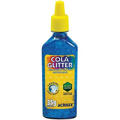 Cola Glitter Azul 35g - Acrilex