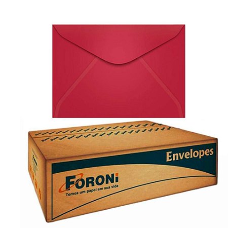 Envelope Carta Vermelho - Foroni