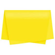 Papel Seda Amarelo 48x60cm - VMP
