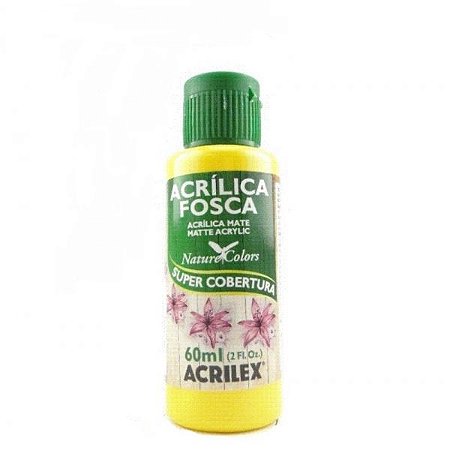 Tinta Acrílica Fosca Amarelo Ouro 60 ml - Acrilex