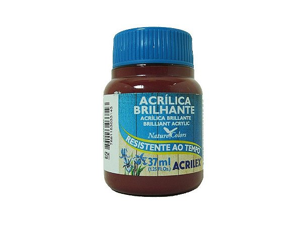 Tinta Acrílica Brilhante 100ml Marrom - Acrilex