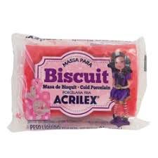 Massa Para Biscuit Vermelho 90g - Acrilex