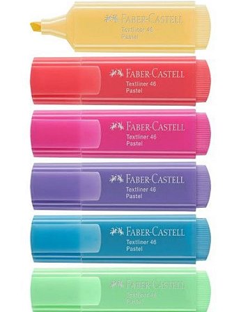 Marca texto Textliner Pastel - Faber-Castell