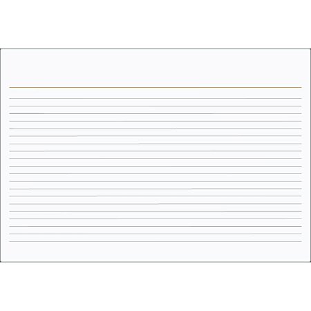 Ficha Pautada 3x5 N1 -Tilibra