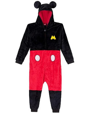 Macacão Kigurumi Infantil Mickey - Zona Criativa