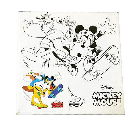 Tela Para Pintura 15x15cm Mickey - VMP