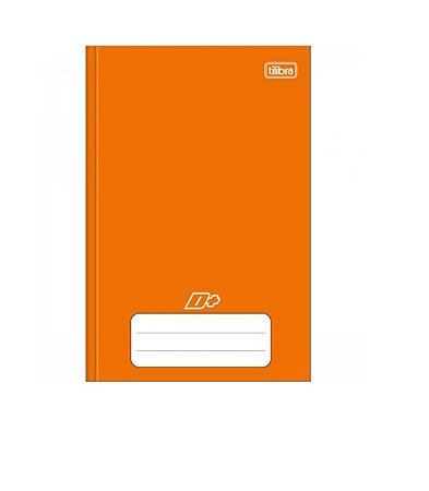 Caderno Universitário  Brochura D+ Laranja 96 Folhas - Tilibra