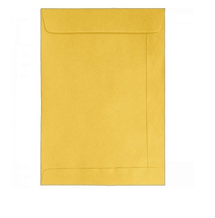 Envelope Saco Kraft Ouro 24X34cm - Tilibra