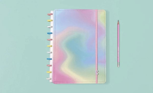 Caderno Candy Splash Grande - Caderno Inteligente