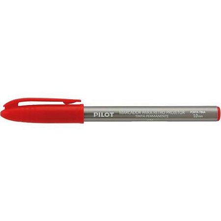 Marcador Retro Projetor 1.0mm Vermelho - Pilot