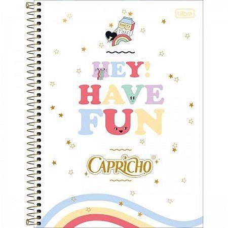 Caderno Universitário Capricho 20 Matérias - Tilibra