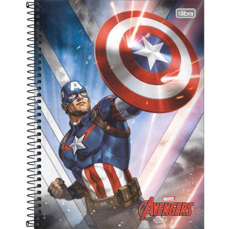 Caderno Universitário Avengers 10 Matérias - Tilibra
