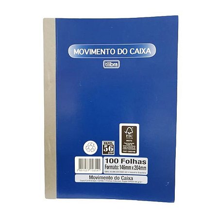 Movimento Caixa 100 Folhas - Tilibra