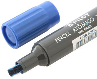 Pincel Marcador Atômico 1100p Azul Recarregável - Pilot