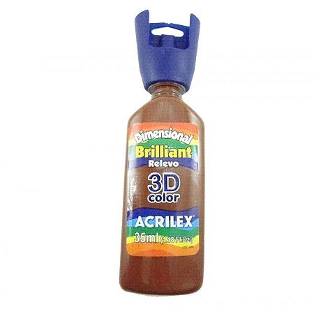 Dimensional Brilliant Marrom 35ml - Acrilex