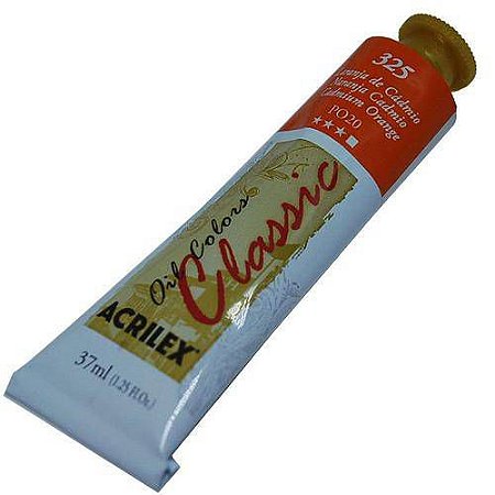 Oil Colors Classic Laranja Cadmio 37ml - Acrilex