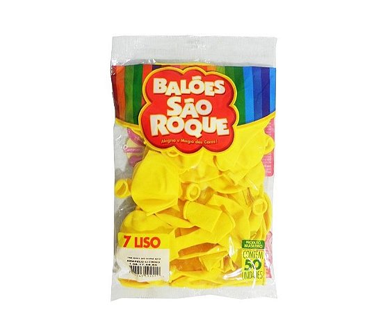 Balão Amarelo Citrino N°7 - São Roque