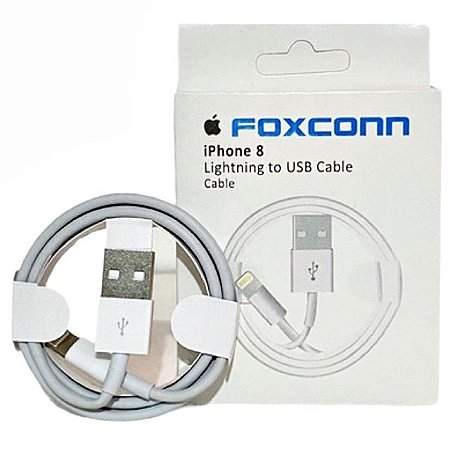 Cabo para Iphone Carga Rápida Dados Lightning Fox USB 1M