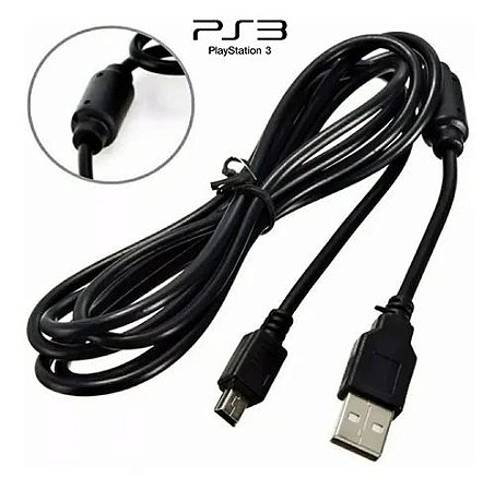 Cabo V3 com Filtro para Game Ps3 Games Gps 1.8m