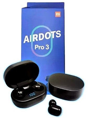 Fone De Ouvido Sem Fio Bluetooth para Airdots Pro 3 com Visor