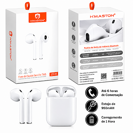 Fone de Ouvido Sem Fio Hmaston LY11 TWS